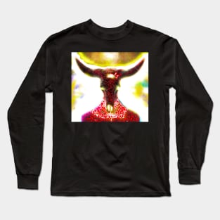 Cow Devil Skull Long Sleeve T-Shirt